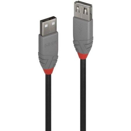 Cablu transfer date Lindy LY-36705, USB 2.0 Male tip A - USB 2.0 Female, 5 m, Anthra Line LINDY - 1